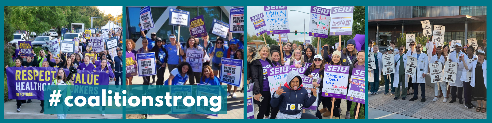 2023 Strike photo banner groups